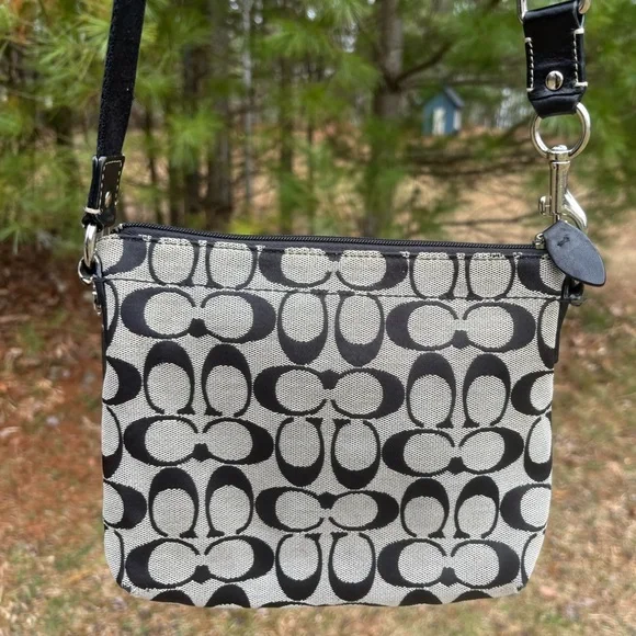 Coach Signature Pocket Swingpack Crossbody Bag - Picture 3 of 17